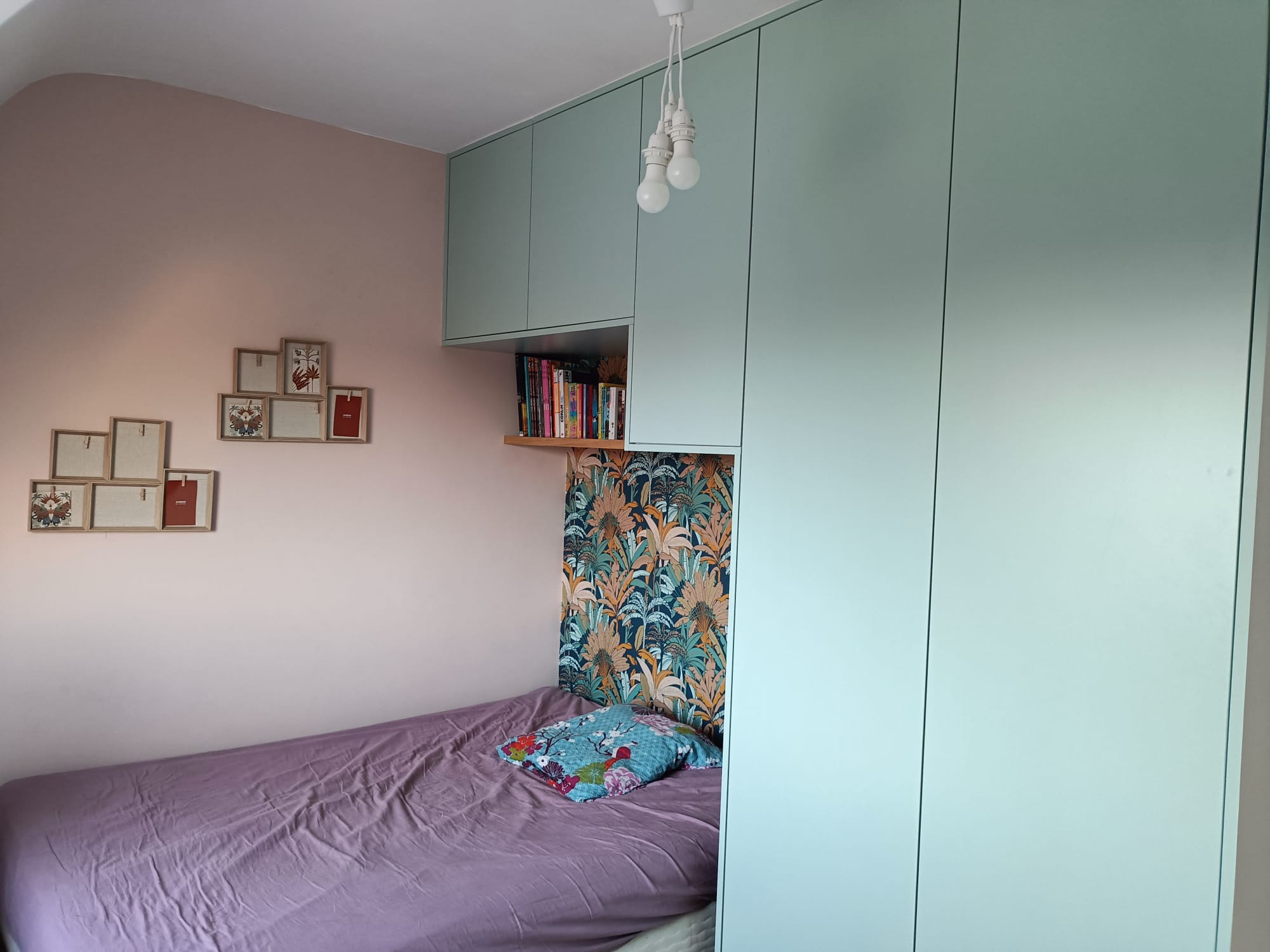 Réalisation d'un pont de lit. par Hugo Pauchard - HP Bois Menuiserie - Saint-Malo